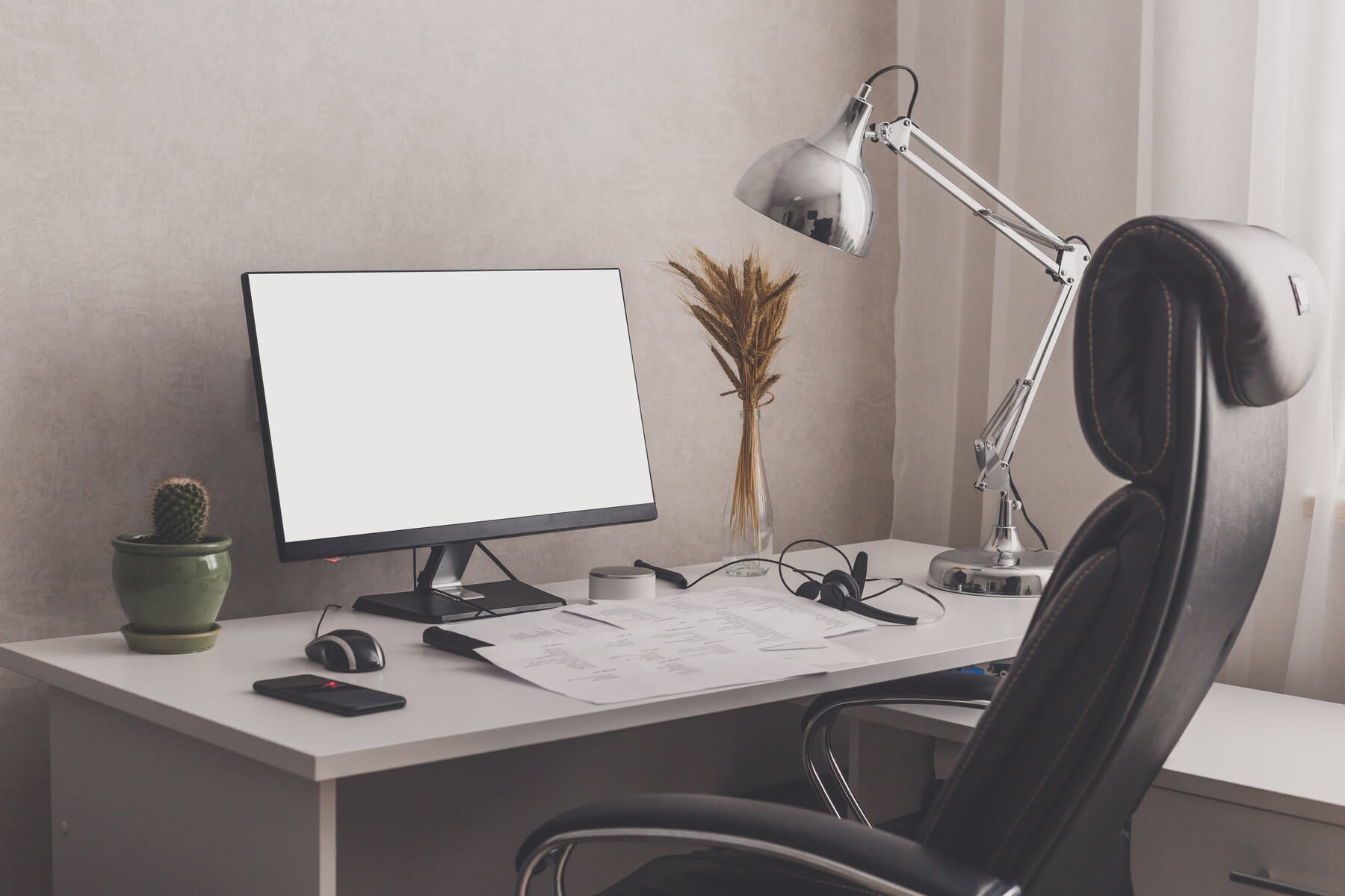 The power of personalization: tailoring your ecommerce experience. modern stylish home office workplace white black 2023 11 27 05 20 17 utc